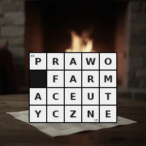 Hasło krzyżówkowe zespół norm prawnych regulujących min zasady i tryb dopuszczania do obrotu produktów leczniczych wymagania dotyczące aptek hurtowni farmaceutycznych i placówek obrotu pozaaptecznego itp - prawo farmaceutyczne – rozwiązanie, synonimy, podpowiedzi i definicje krzyżówkowe